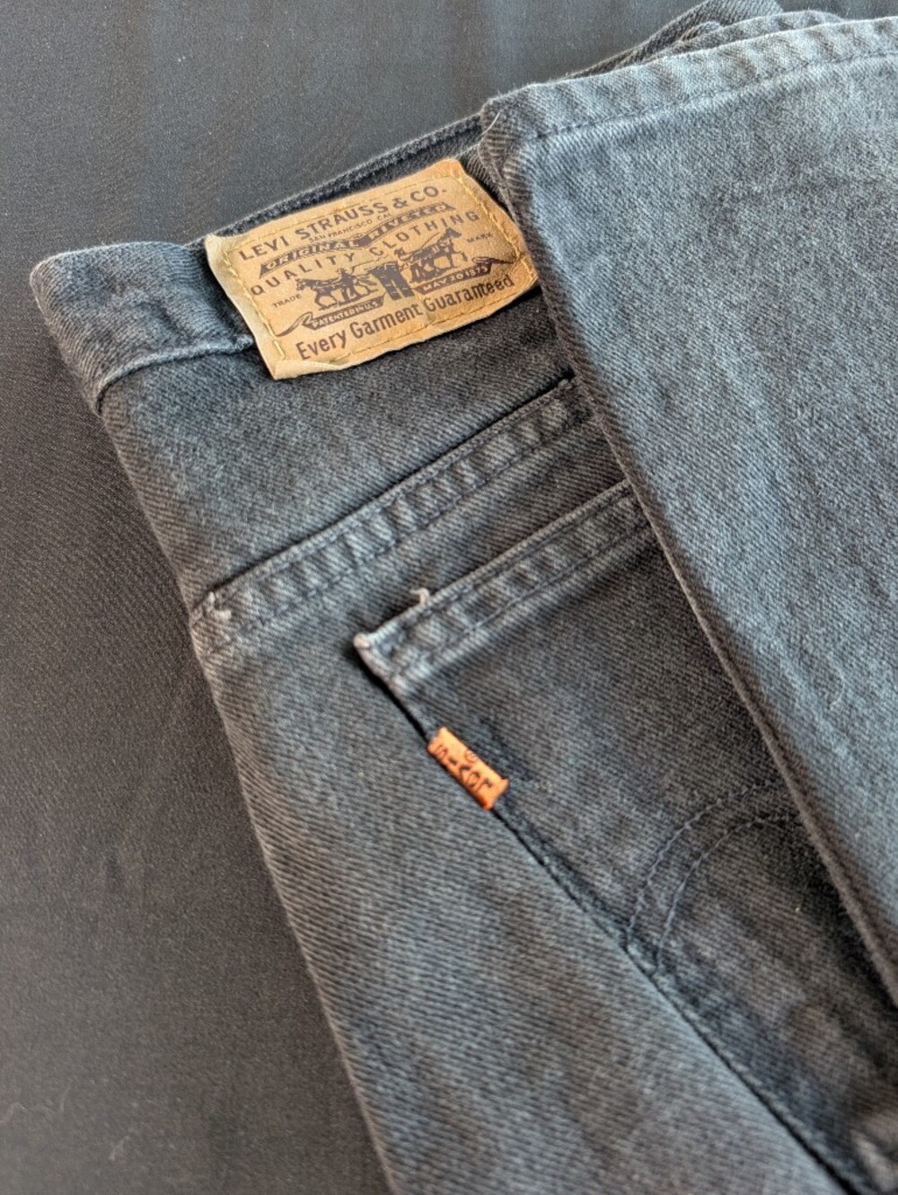 Levi's Men’s Black Denim Jeans - Classic Straight Fit